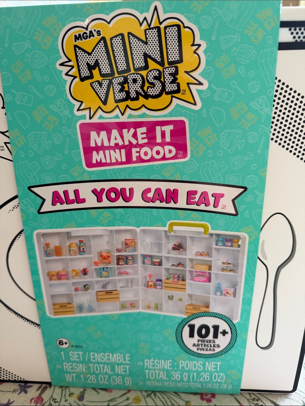 Mini Verse Make It Mini Food Playset - Teal All You Can Eat